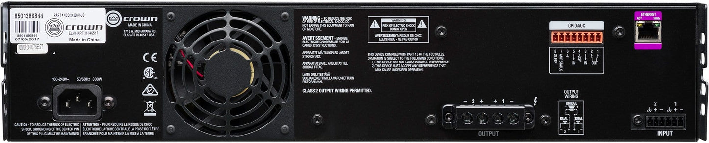 Crown CDi2x300 2-Channel 300-Watt Power Amplifier