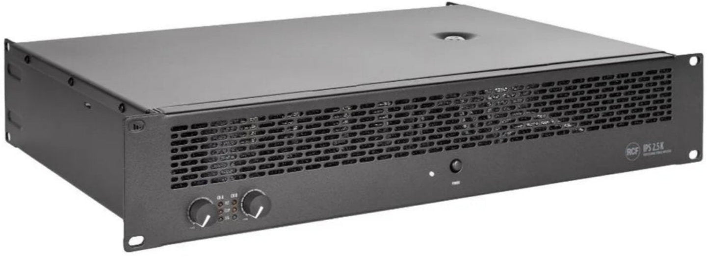RCF IPS 2.5K Class H 2 Channel Power Amplifier - 2x 1250 Watt