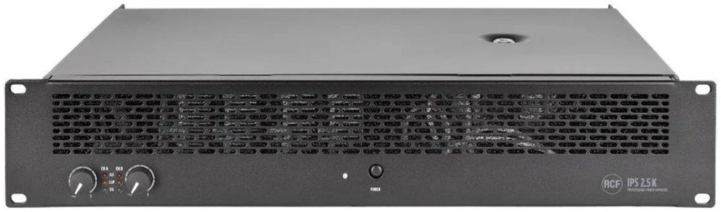 RCF IPS 2.5K Class H 2 Channel Power Amplifier - 2x 1250 Watt