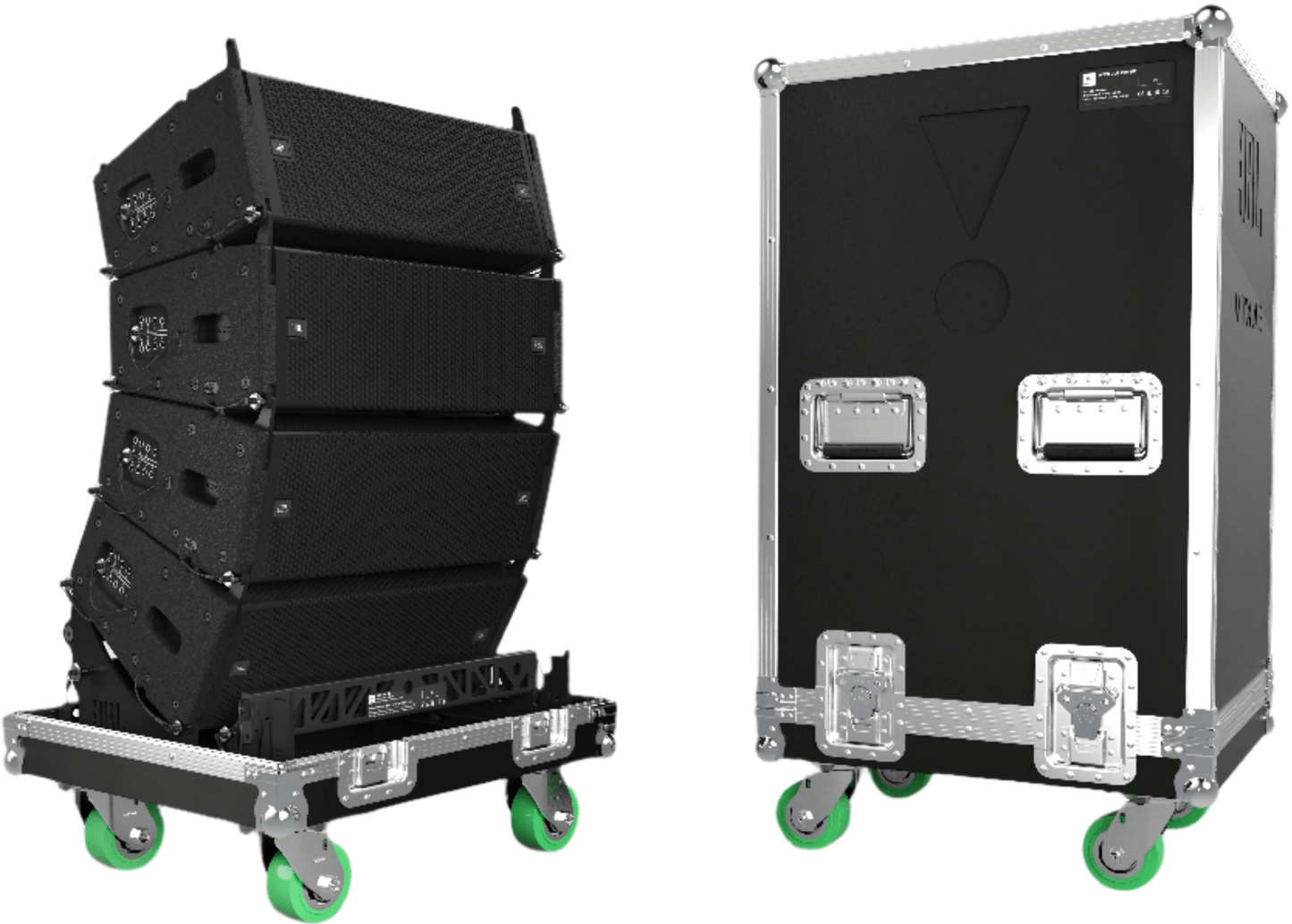 JBL P3319MX VTX A6 Case Complete includes (4) VTX A6 Speakers