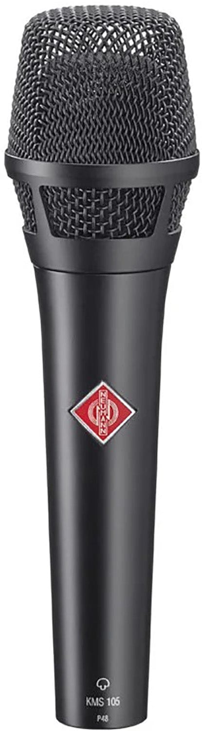 Neumann KMS-105-BK K 105 Capsule Supercardioid Handheld Microphone with KMS Pouch / SG 105 - Black