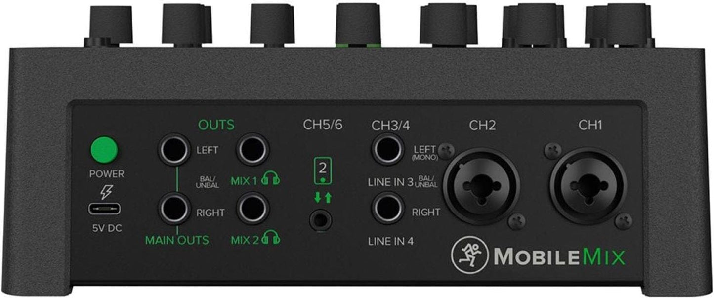 Mackie MobileMix 8-Channel USB-Powerable Mixer for A/V Production/Live Sound/Streaming