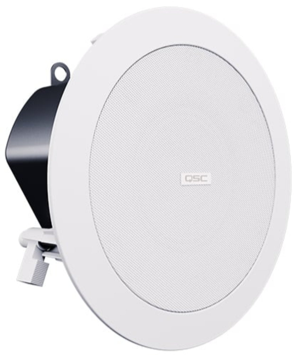Q-SYS NL-C4-WH 4-inch Low-Profile Ceiling-Mount PoE/PoE+ Powered Network Loudspeaker - White