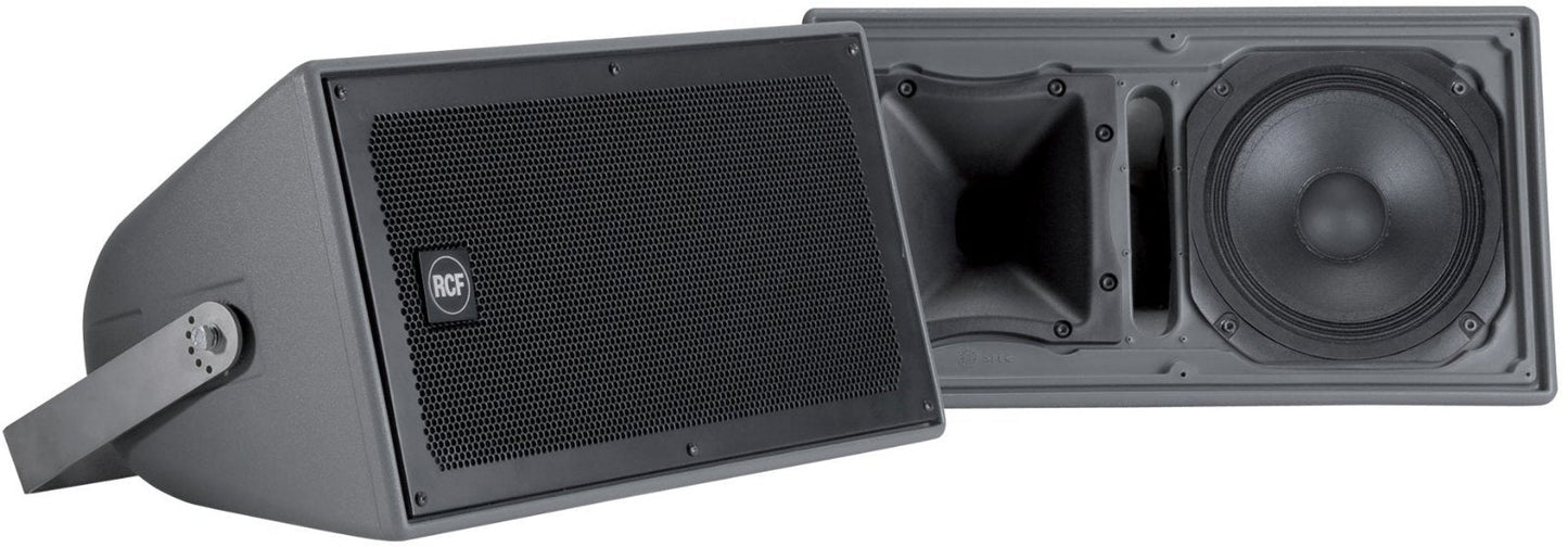 RCF P 1108T Passive 8 Inch 2-Way Outdoor Weatherproof Speaker - 100 Watt RMS - Grey