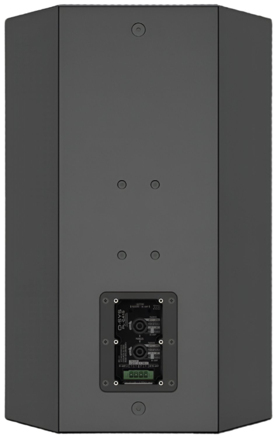 Q-SYS PL-CA15 15 Inch Two-way Passive / Bi-amp Coaxial Loudspeaker - Black