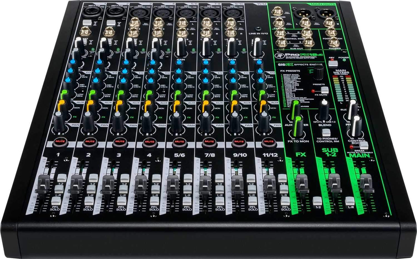 Mackie ProFX12v3 12-Channel Effects Mixer with USB