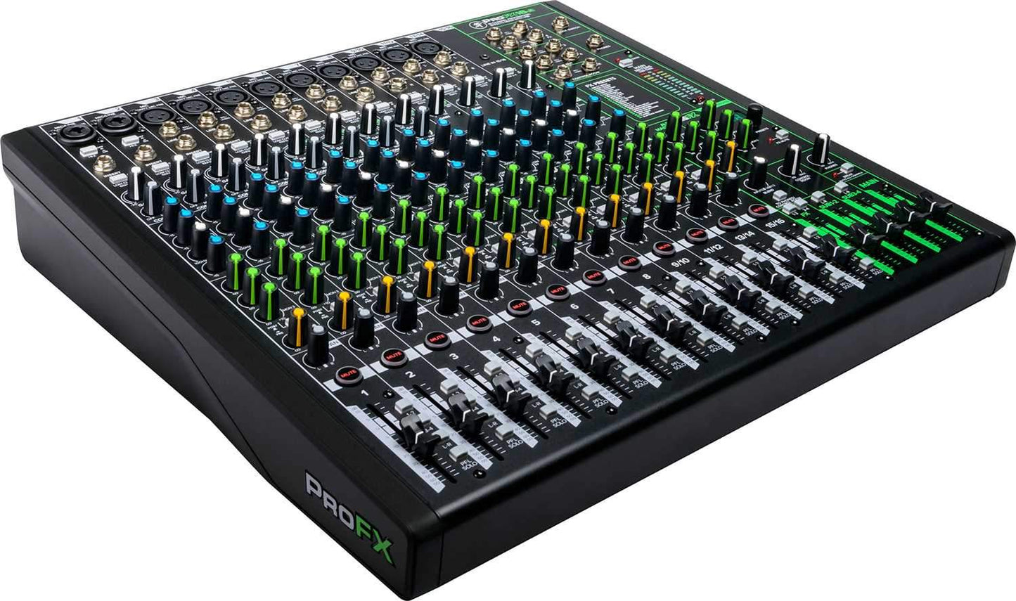 Mackie ProFX16v3 16-Channel 4-Bus Effects Mixer with USB