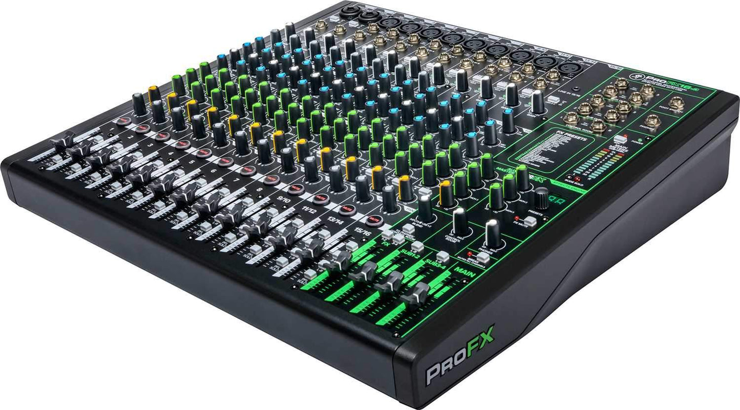Mackie ProFX16v3 16-Channel 4-Bus Effects Mixer with USB