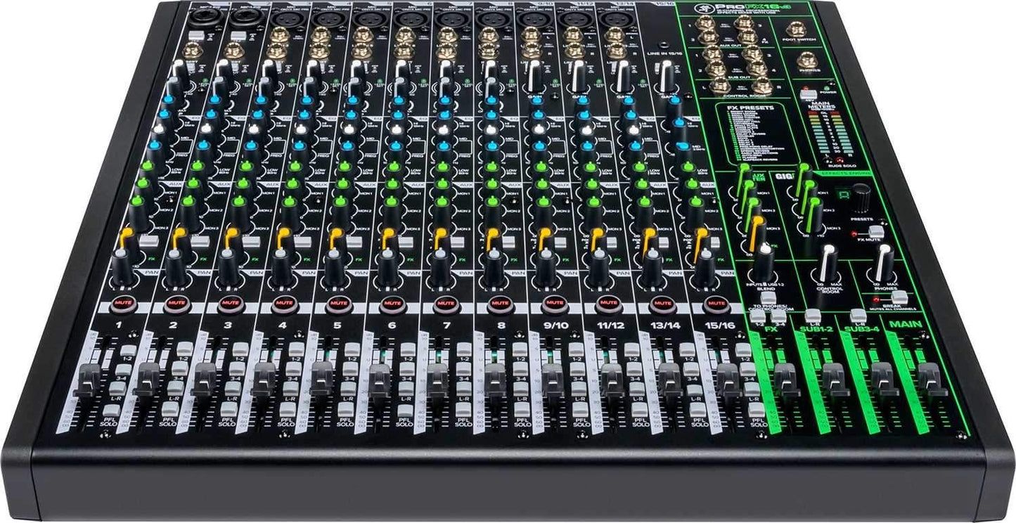 Mackie ProFX16v3 16-Channel 4-Bus Effects Mixer with USB
