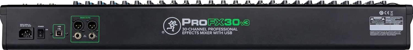 Mackie ProFX30v3 30-Channel 4-Bus Effects Mixer with USB
