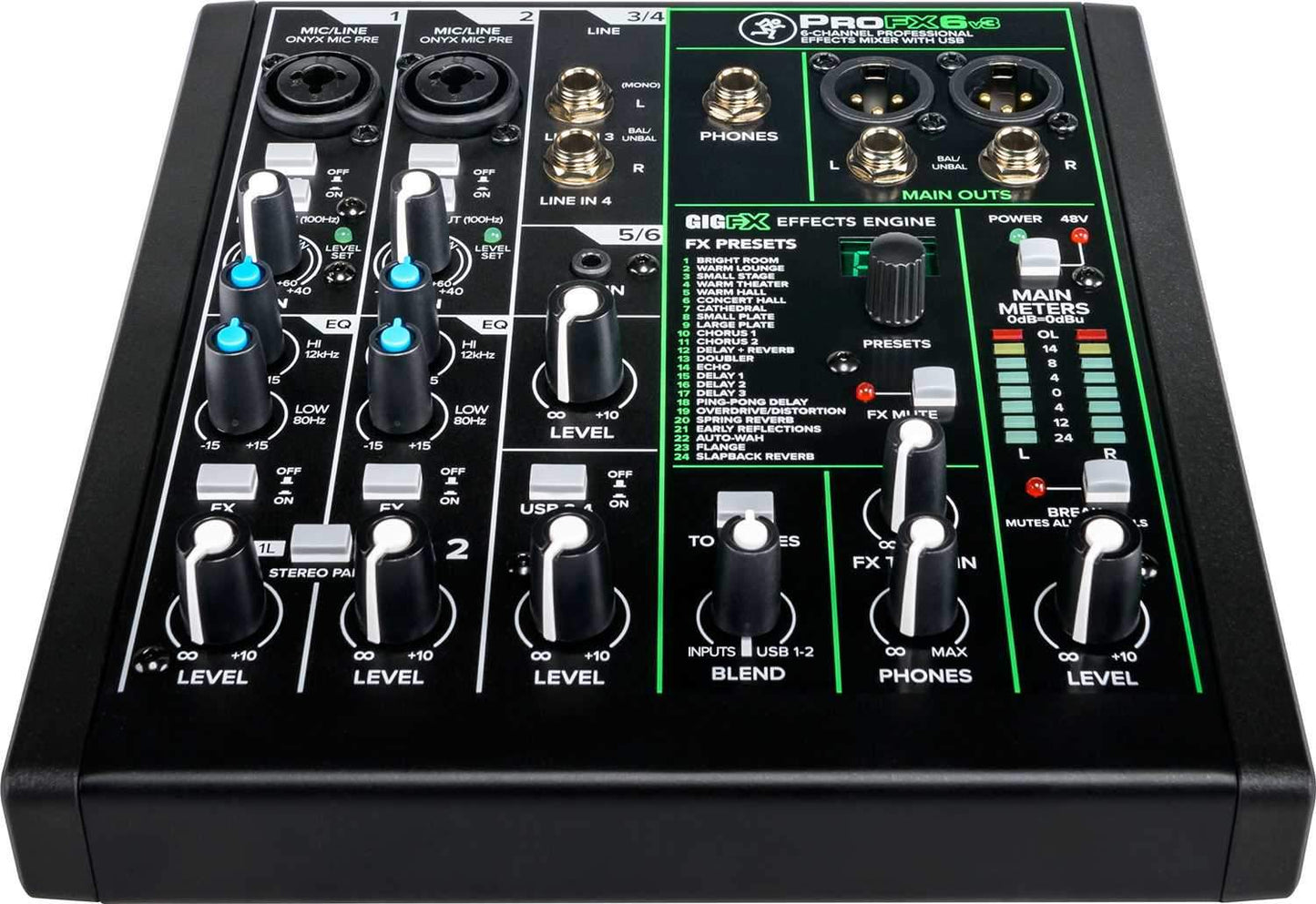 Mackie ProFX6v3 6-Channel Effects Mixer with USB