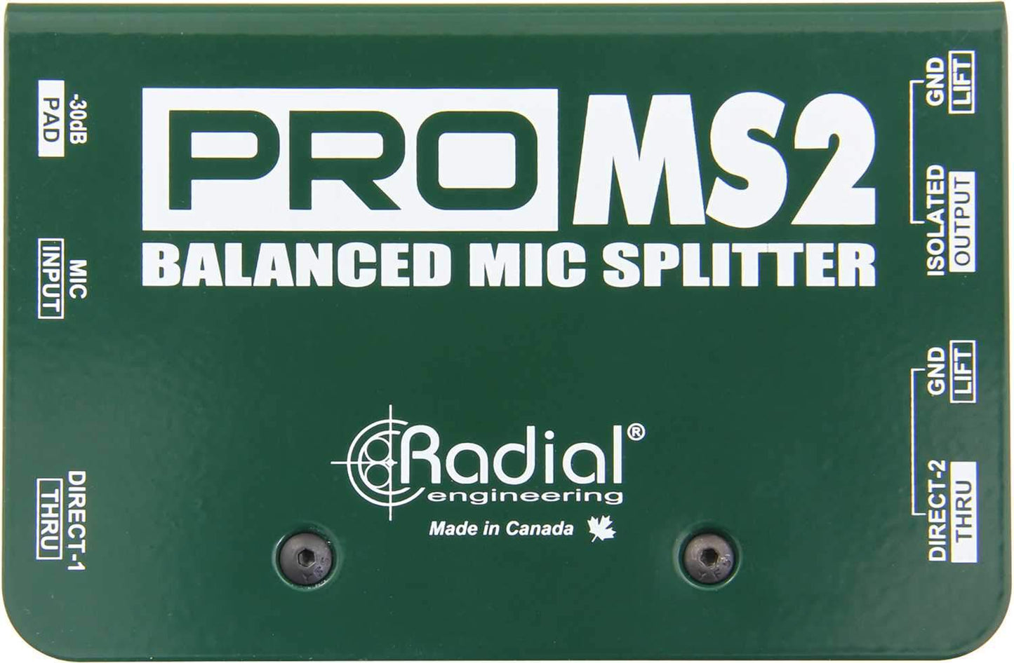 Radial ProMS2 Passive Mic Splitter