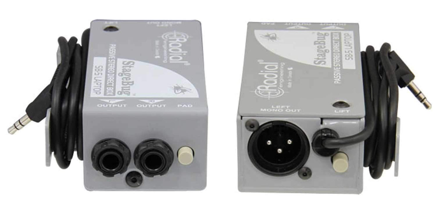 Radial SB-5 Stereo DI Box for Laptop Computer
