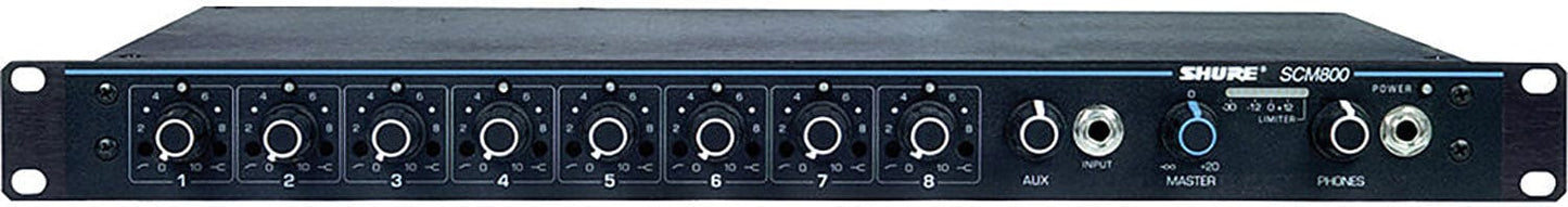 Shure SCM800 8-Channel Microphone Mixer