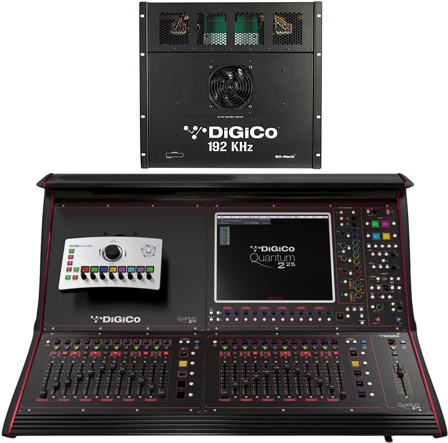 DiGiCo Quantum 225 Digital Mixing Console SD Package - MADI and One Multi-Mode Optics ST