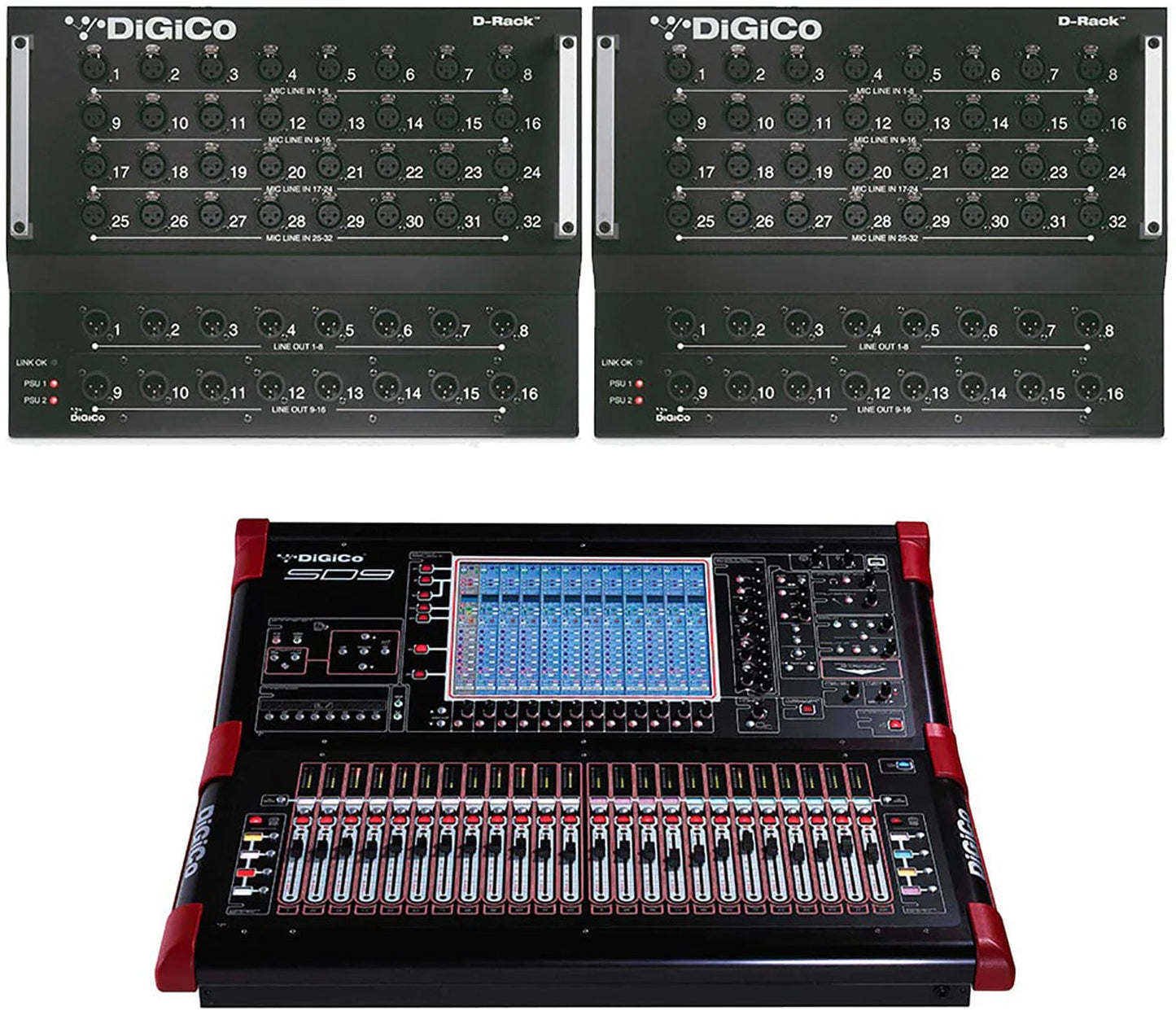 DiGiCo SD9 RACK PACK Install Package - MADI Only