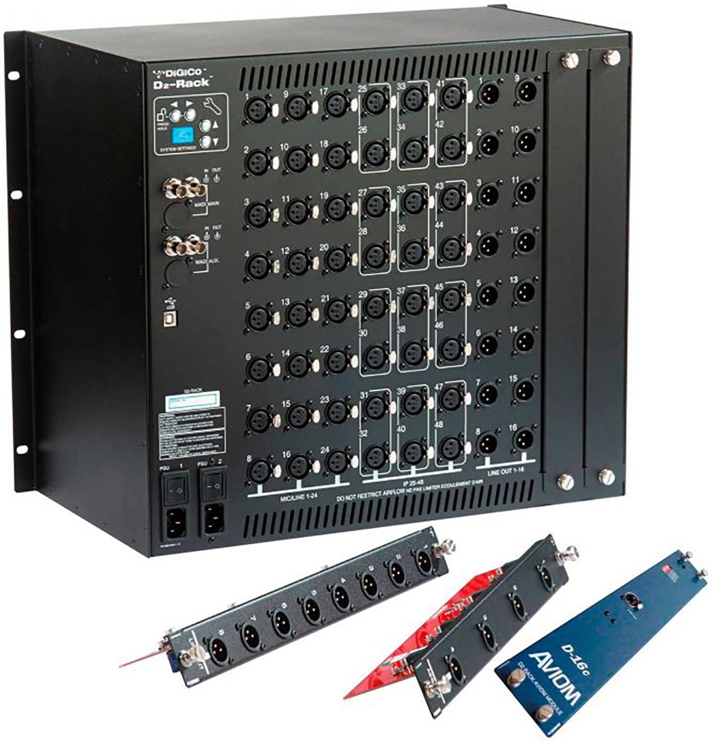 DiGiCo SD8 Digital Mixing Console D2 Package - MADI Only with D2 Rack