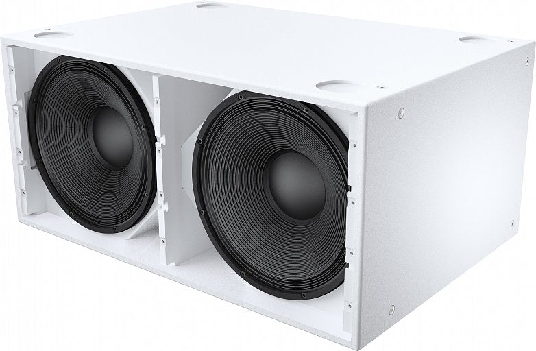 Electro-Voice X12I-128-FGW 2x 18 Inch Subwoofer for Dynacord IPX 20:4 Amplifier - White Fiberglass