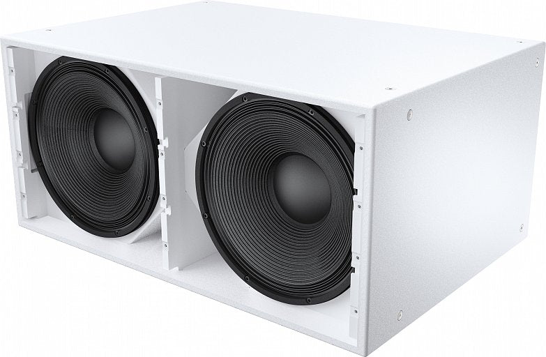 Electro-Voice X12I-128-FGW 2x 18 Inch Subwoofer for Dynacord IPX 20:4 Amplifier - White Fiberglass