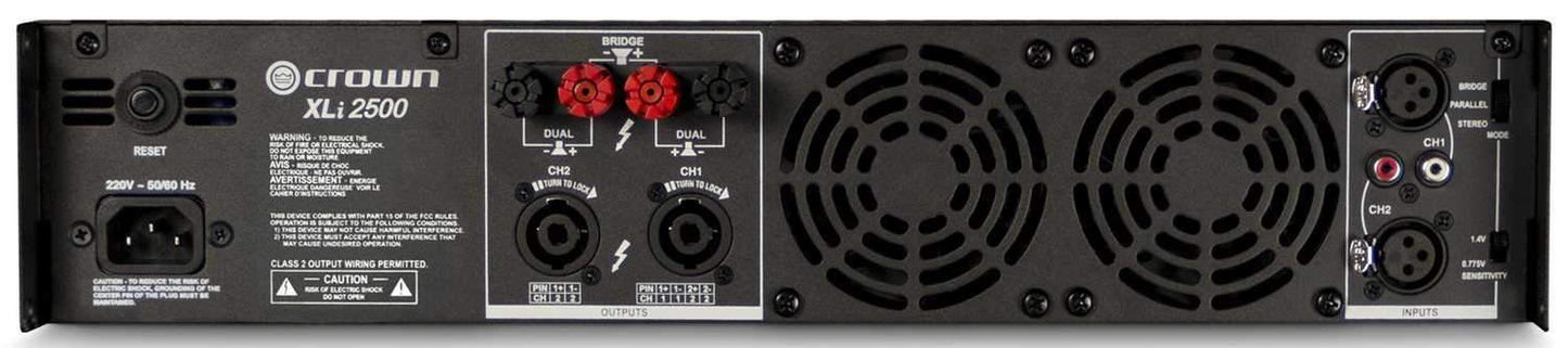 Crown XLi 2500 PA Power Amplifier