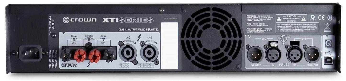 Crown XTi2 Series XTI1002 PA Power Amplifier 500-Watt