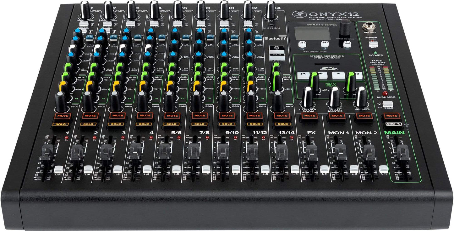 Mackie Onyx12 12-Channel Analog Mixer with Multi-Track USB